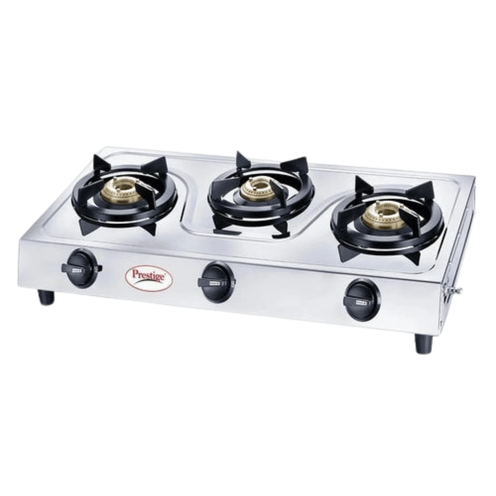 Prestige Prime Stainless Steel 3 Burner Gas Stove ( Silver )