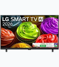 LG 80cm (32) Smart TV (LR57), α5 Gen6 AI Processor, 60Hz Refresh Rate, Active HDR,AI Sound
