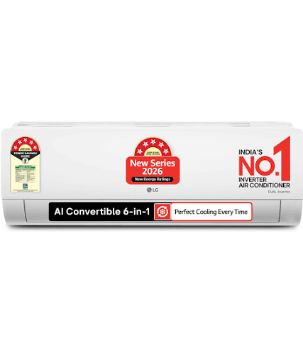 LG 1.5 Ton 5 Star Inverter Split Air Condition, AS-Q19CNZE1
