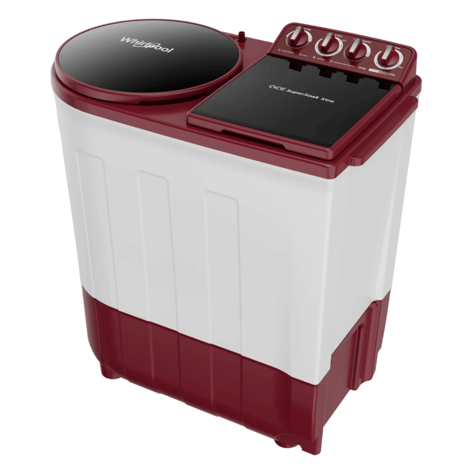 Whirlpool 8.0Kg Semi Automatic Washing Machine, ACE 8.0 SUPER SOAK XTRA ( Coral Red ) in Jaipur - image 2