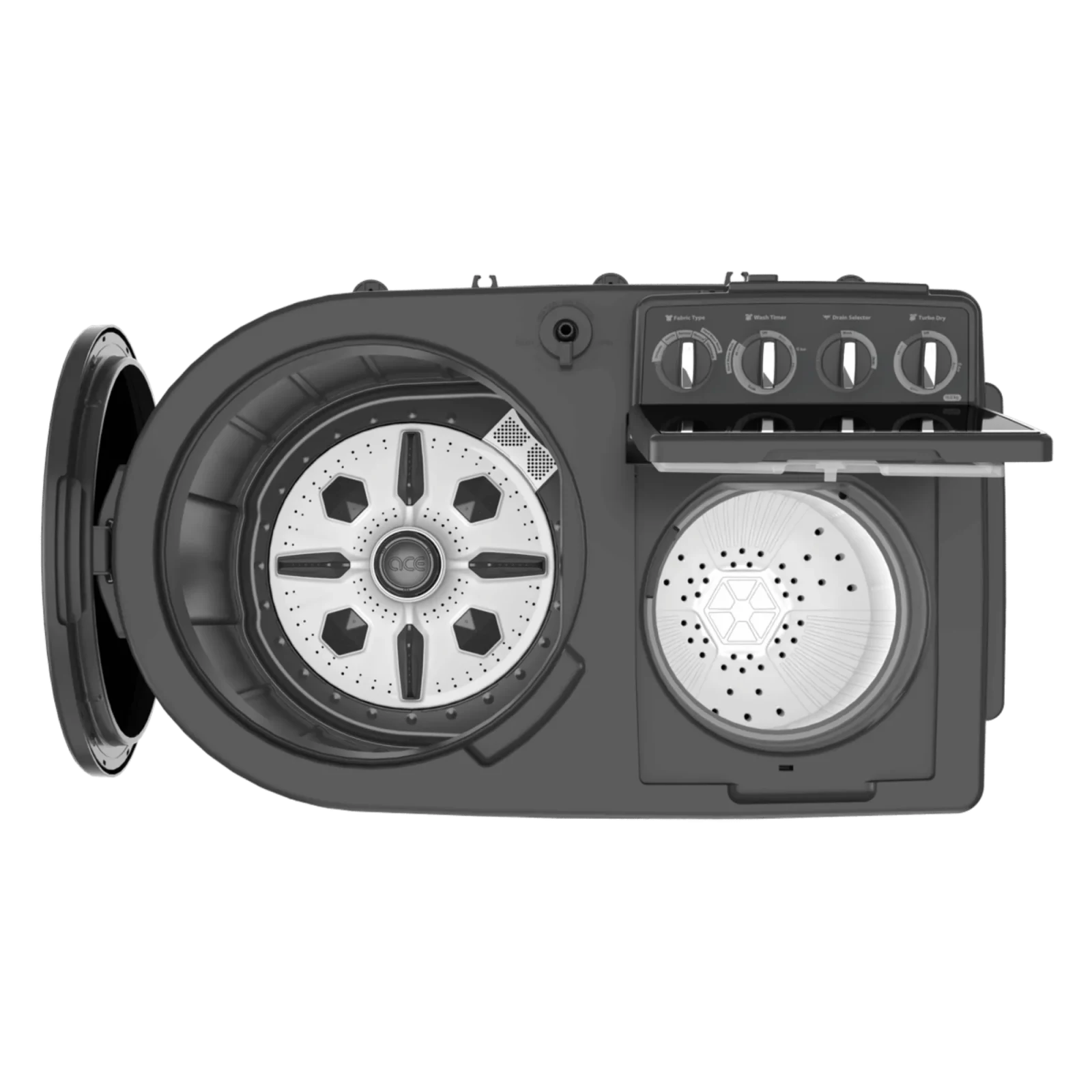 Whirlpool 10.0Kg Semi Automatic Washing Machine, ACE XL 10 DMIX ( Grey Dazzle ) in Jaipur - image 3
