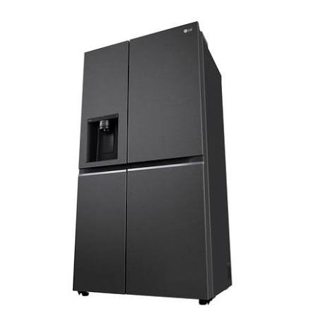 LG 630 L 3 Star Frost Free Side by Side Refrigerator, Matt Black, L257CMC3