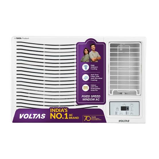 Voltas Window AC Fixed Speed 182FS Prism, 1.5 Ton, 2 Star