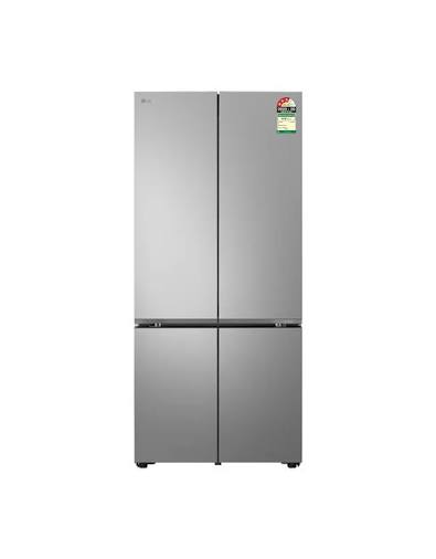 LG 574 L 3 Star Convertible French Door Refrigerator, Prime Silver, GV-B23FFLMB