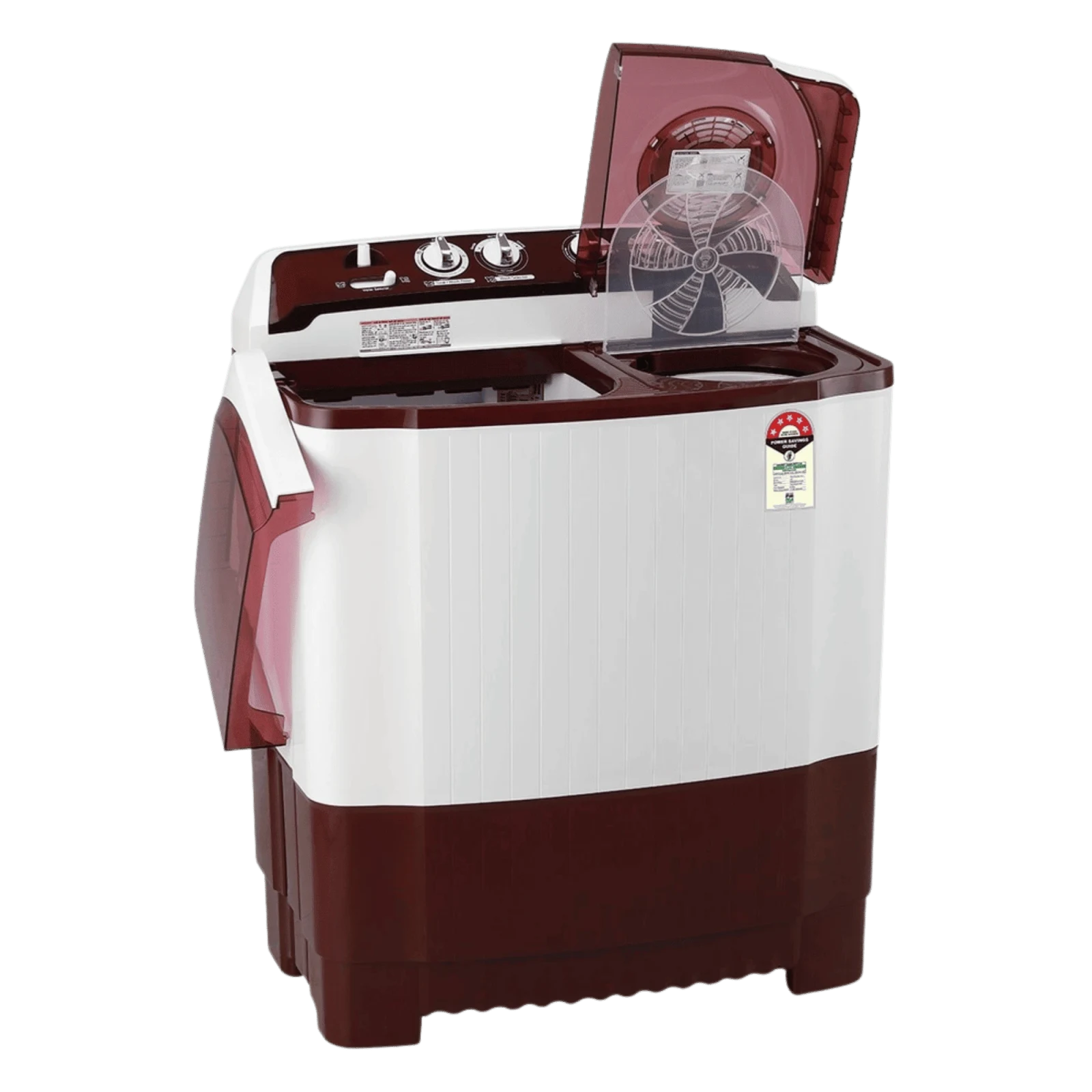 LG 8.0Kg Semi Automatic Top Load Washing Machine, P8035SRAZA.ABGQEIL ( Burgundy ) in Jaipur - image 2