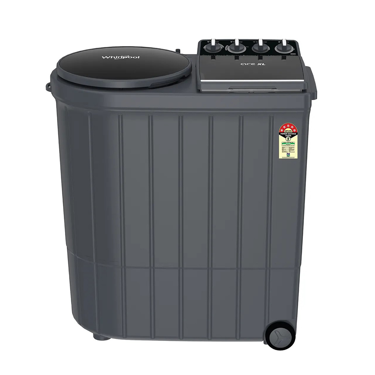 Whirlpool 9Kg 5Star Semi Automatic Top Load Washing Machine (Ace XL, Grey Dazzle)