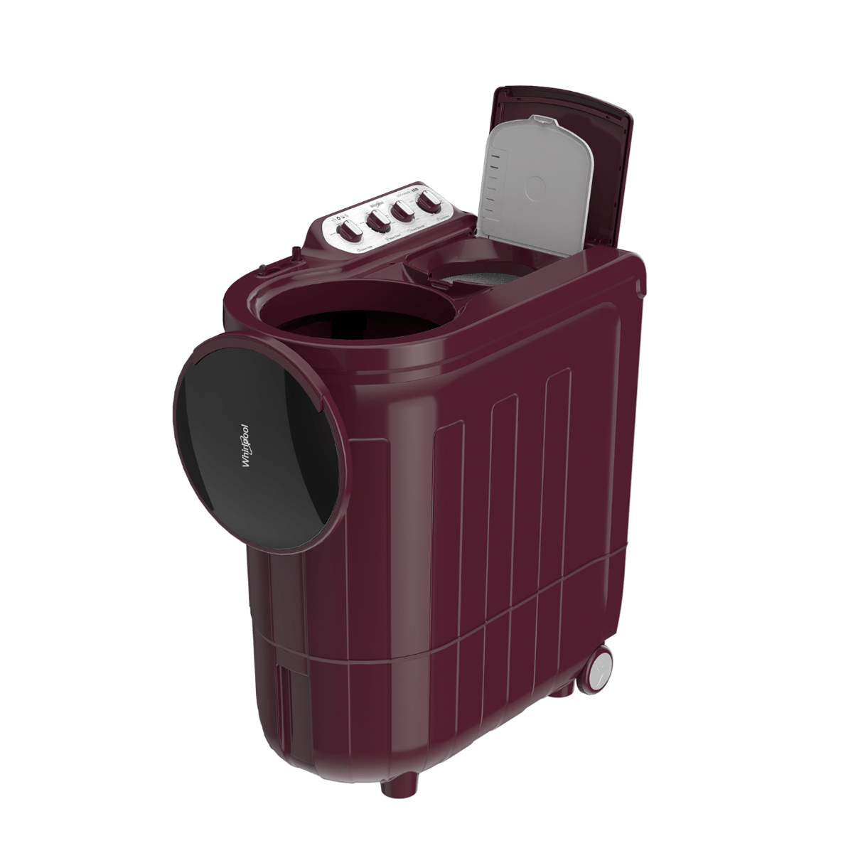 Whirlpool 8.5 Kg 5 Star Semi Automatic Top Load Washing Machine (Ace Turbo Dry,Wine Dazzle) 2