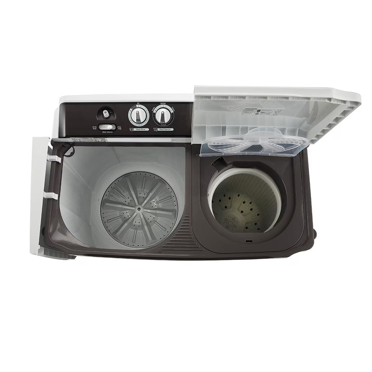 LG 7Kg 5 Star Semi Automatic Washing Machine (P7010NGAZ, Dark Grey) 2