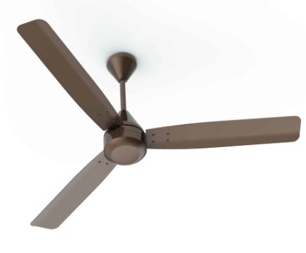Crompton 28W BLDC Ceiling Fan Energion Groove1200 mm(Brown)