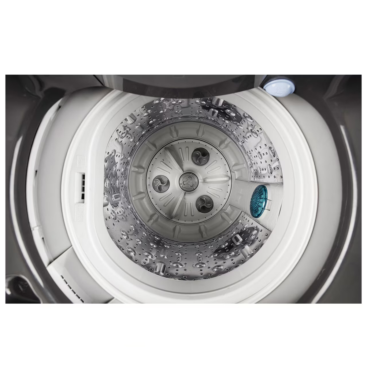 LG 8 Kg 5 Star Full Automatic Top Load Washing Machine, In-built Heater and Wifi (T80V4MB1S,Middle Black) 2