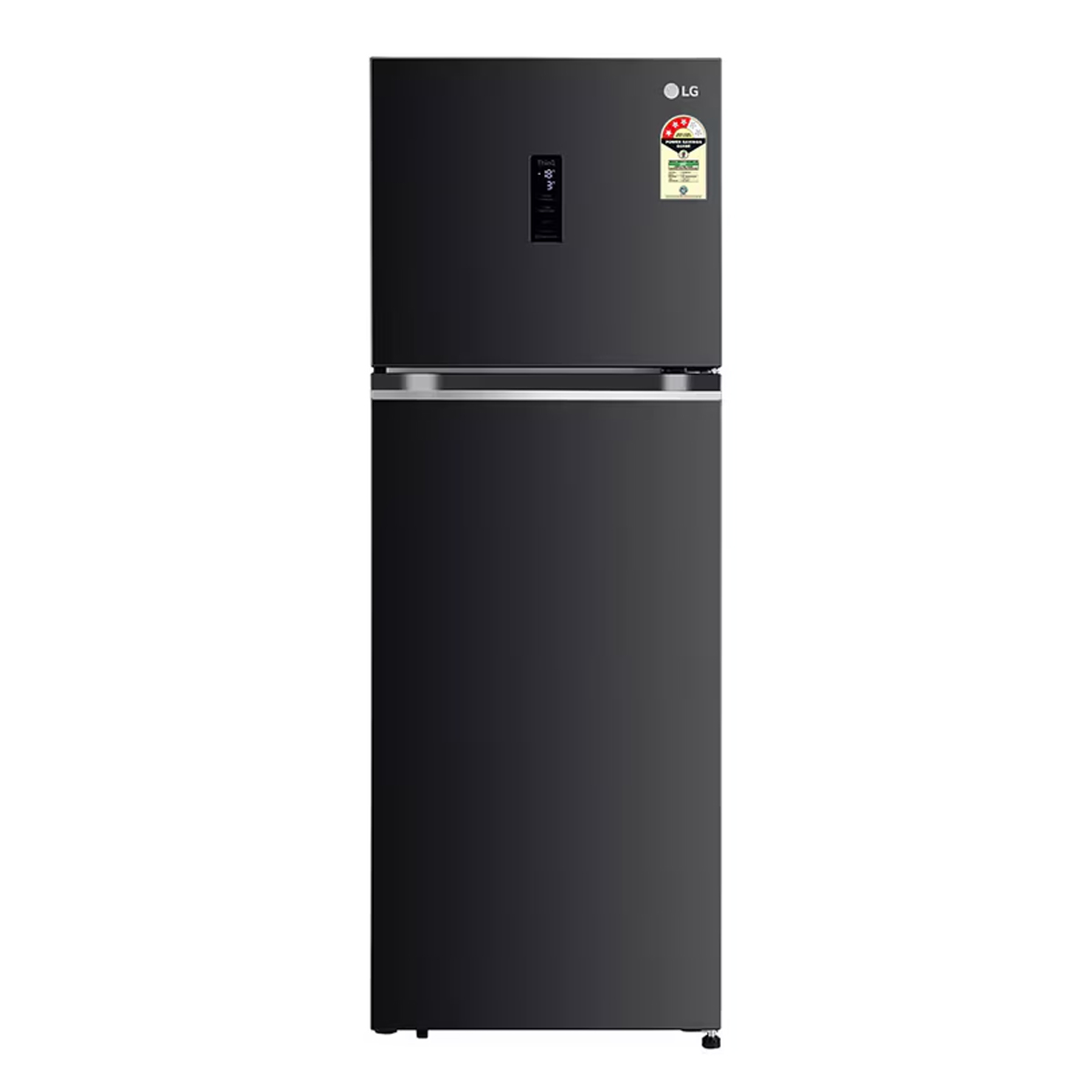 LG 343L 3 Star Double Door Refrigerator, Smart Inverter Compressor, Convertible, Door Cooling, (GL-T382TESX,Ebony Sheen)