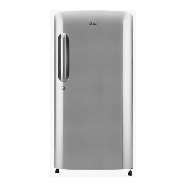 LG 185 L 3 Star Single Door Refrigerator (GLB201APZD,Shiny Steel)