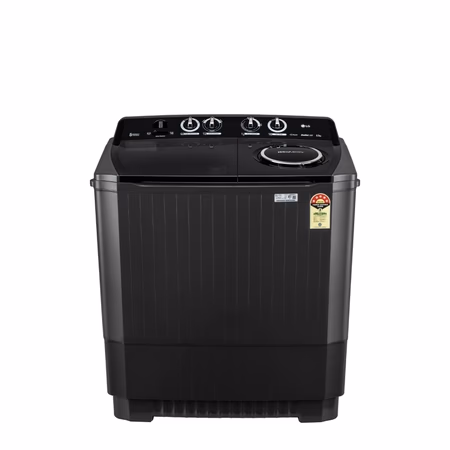 LG 8.5Kg Semi Automatic Washing Machine, Roller Jet Pulsator (Black,P8535SLMZ)