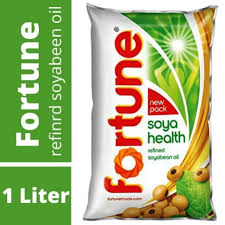 FORTUNE Soya health refined Soyabean Oil Pouch (Soyabean Tel)  (870 g)