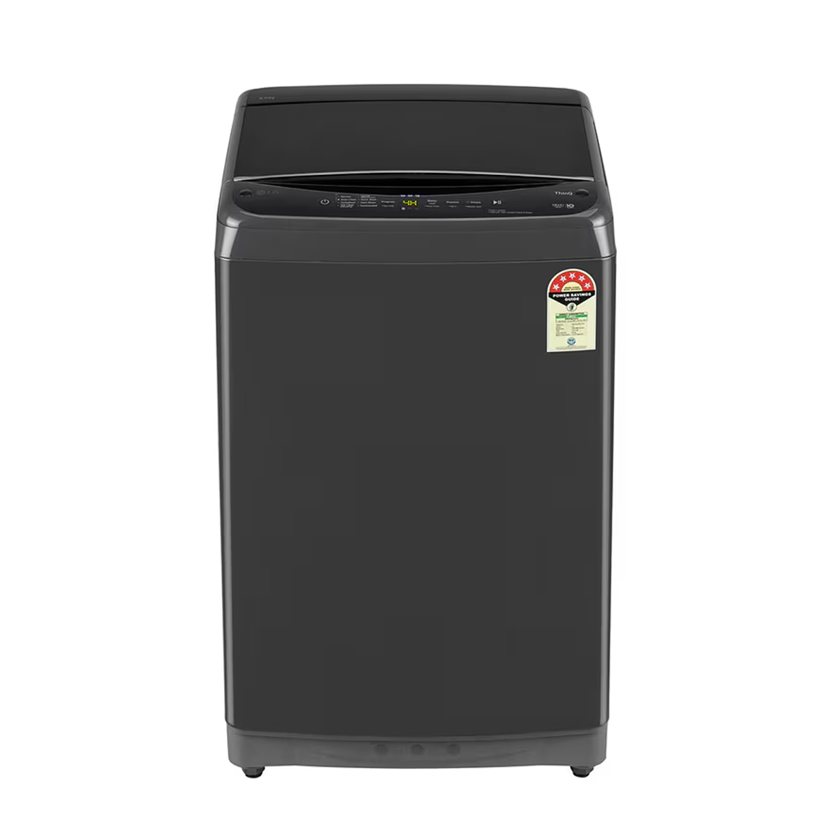 LG 8 Kg 5 Star Full Automatic Top Load Washing Machine, In-built Heater and Wifi (T80V4MB1S,Middle Black)